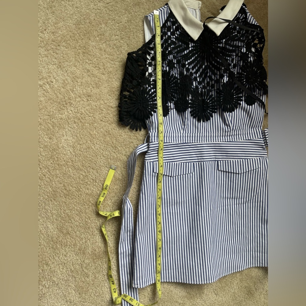 Self-Portrait Striped Mini Dress - Picture 4 of 4